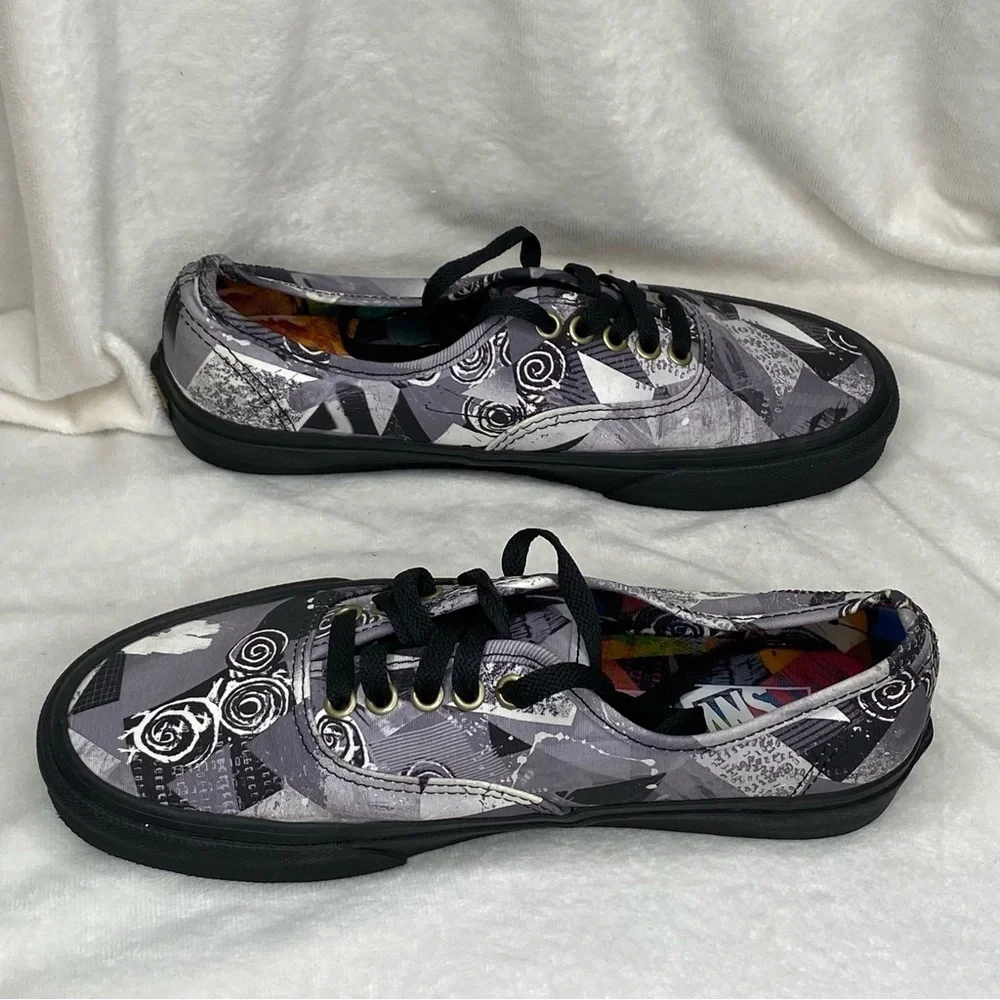 Vans Abstract Authentic Multicolored Black Sneakers